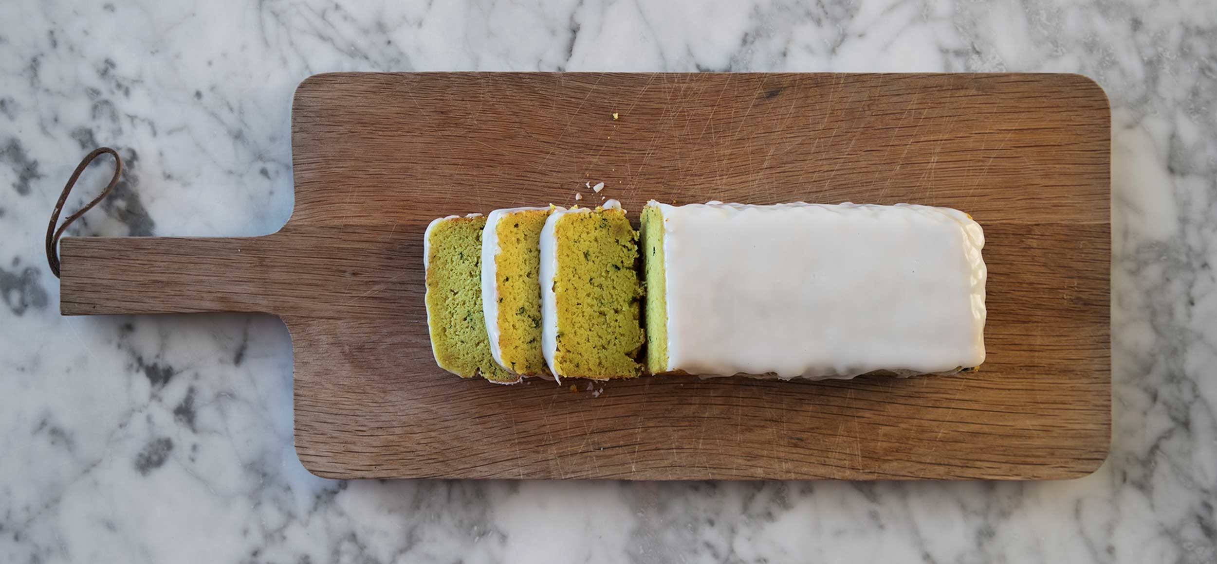 Citronbrod med squash og gurkemeje