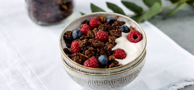 Chokolade granola