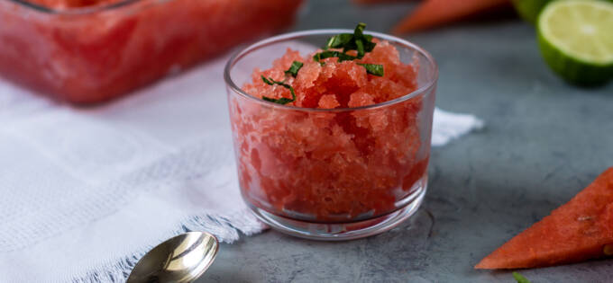 Vandmelon granita