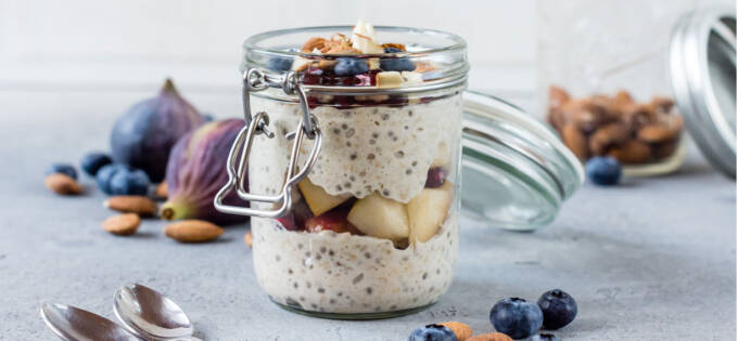 Vegane overnight oats