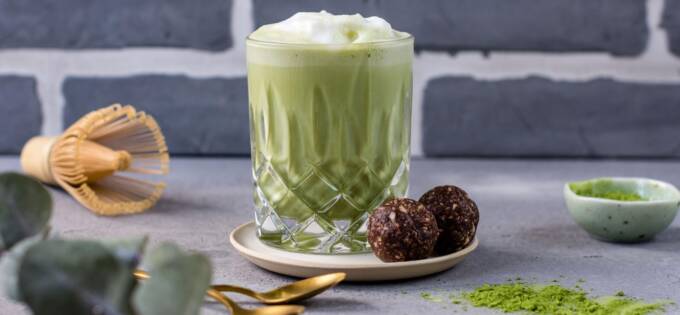 Vegansk Matcha Latte